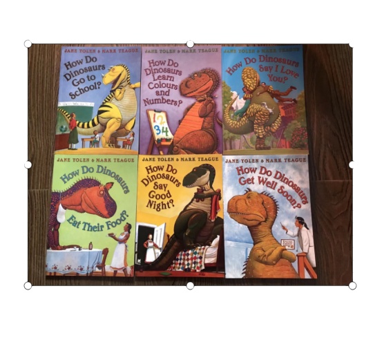 Custom Wholesale How Do Dinosaurs english story book for kids,a set of 6 books