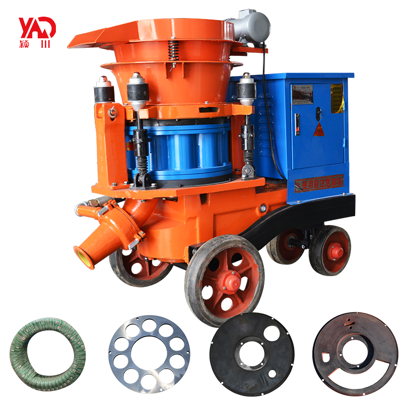 PZ5 огнеупорный бетон shotcrete gunite, оборудование/сухая смешанная машина shotcrete для продажи/небольшая машина shotcrete, цена