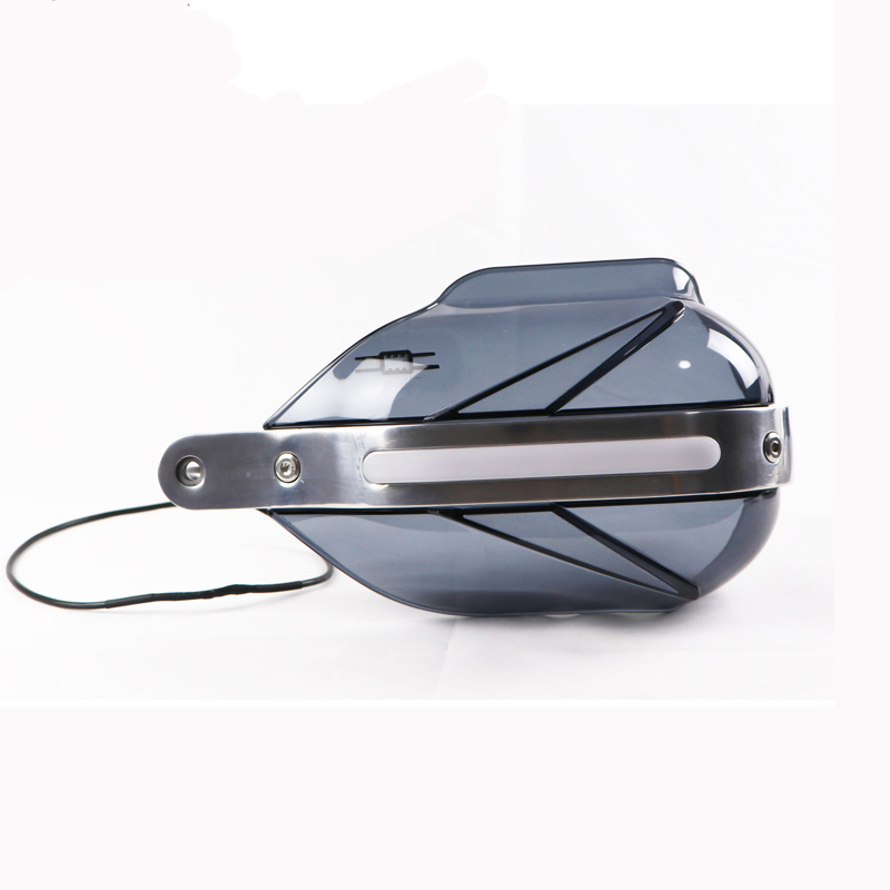 BHB Wholesale Aluminum Alloy Motorcycle Gauntlet Armguard Windshield Guard Hand Mask LED Light Armguard For KYMCO Xciting S350