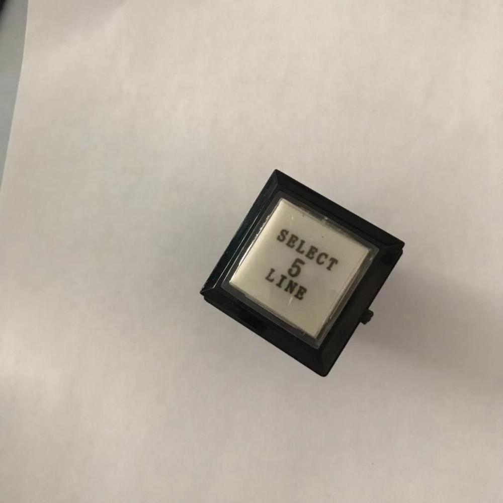 high quality black and white game machine 32mmX32mm illuminated square push button switch
