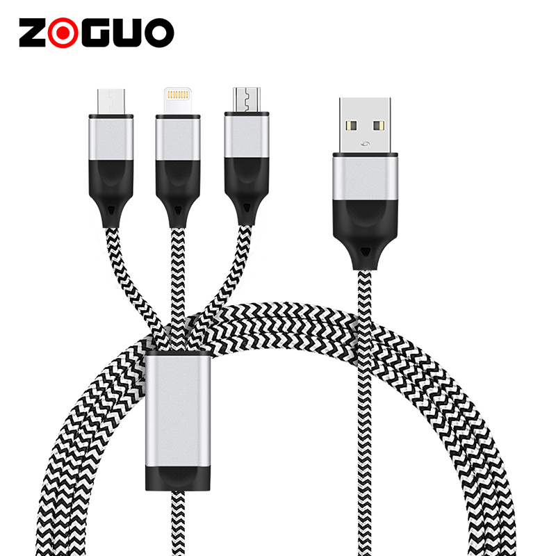 10% 0FF 2021 сумасшедшая продажа 3 в 1 стильное зарядное устройство Type-C Micro USB для мобильного телефона USB Дата-кабель для телефона Android для iPhone