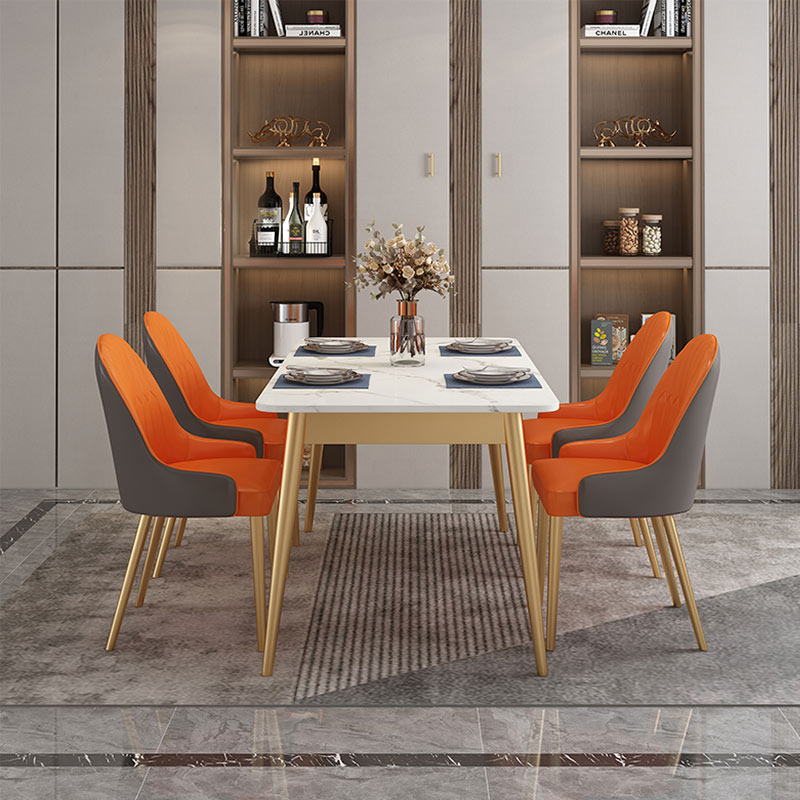 leather dining table and chairs luxury dinning chairs modern marble dining room table