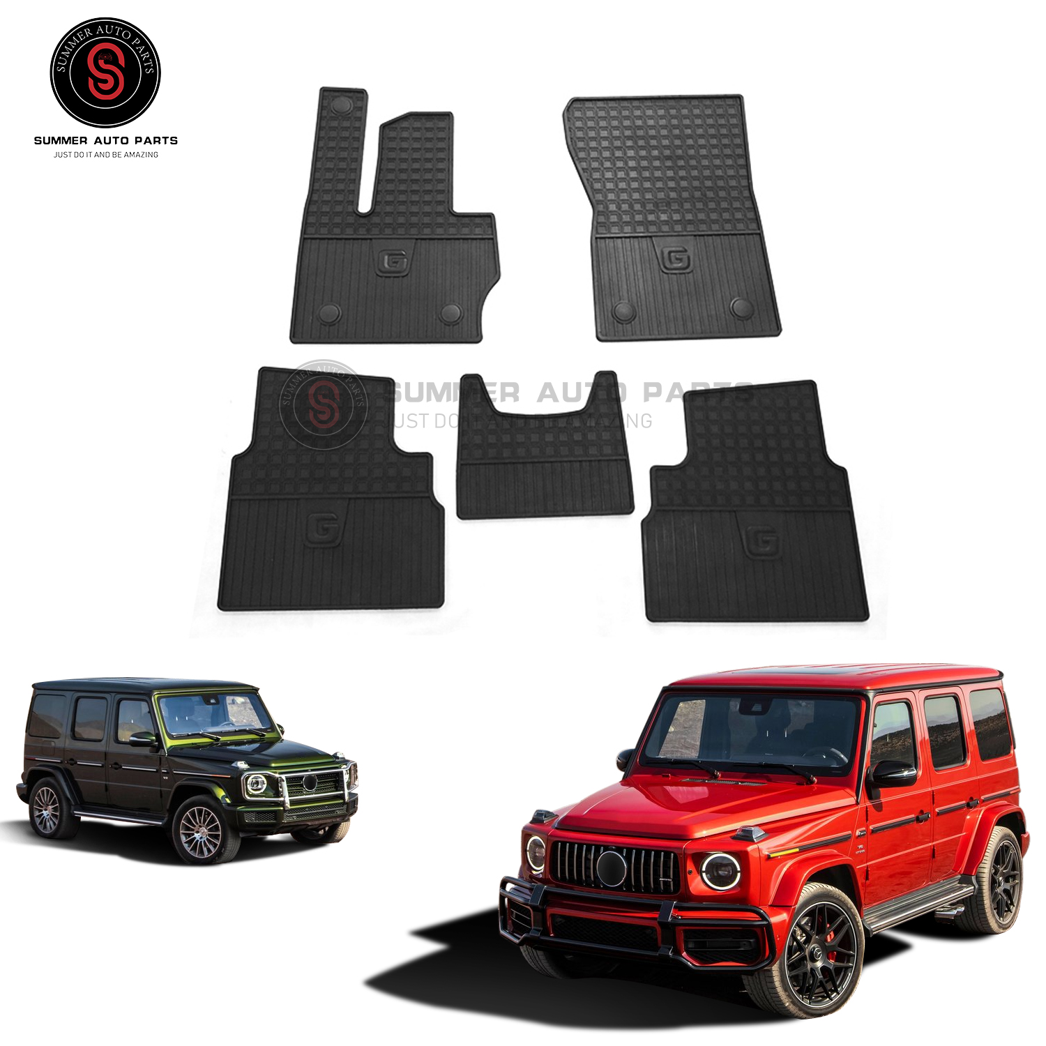 High quality interior accessories Car Floor car parts carpet for G class W464 foot pad Car floor mat