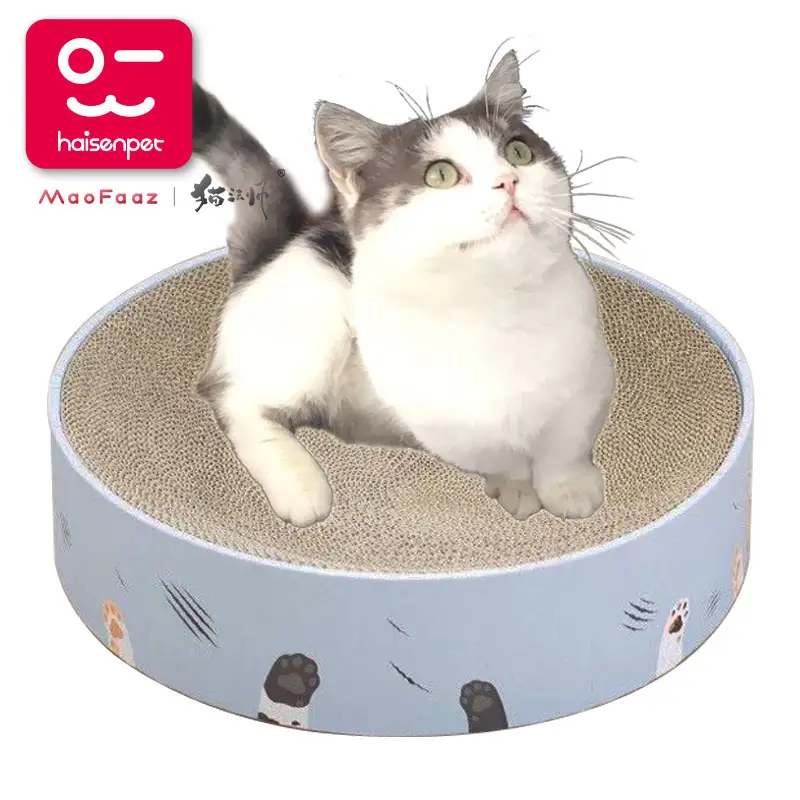Round fashion cute sturdy and durable cat house cat bed cat scratcher