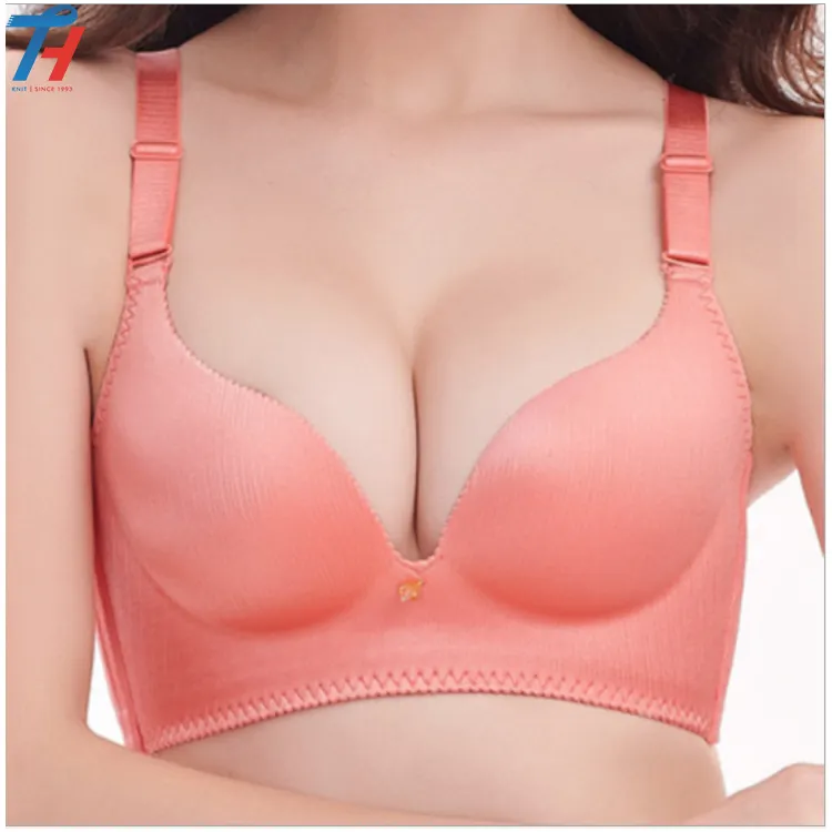 Letter Soft Breathable Invisible Bra 1 Piece Wireless Seamless Laser Cut Bra