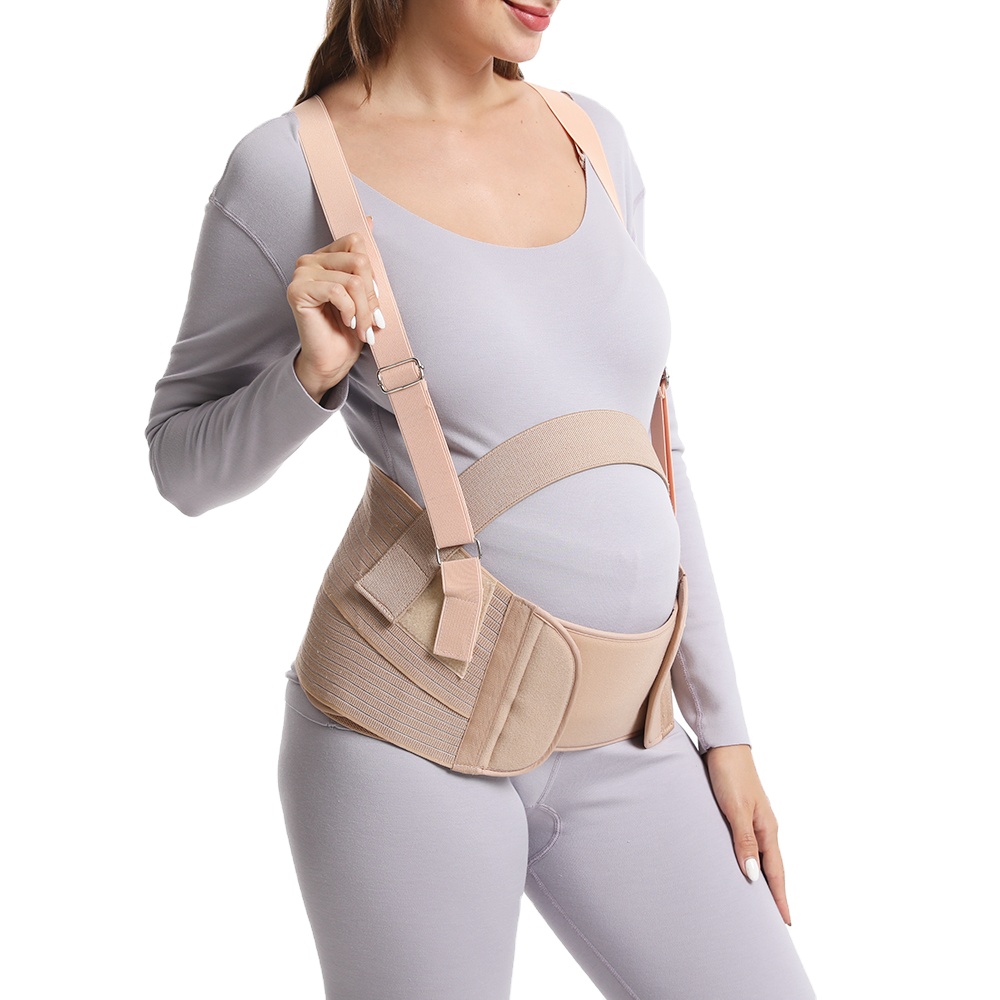 Hot Selling Discount 3 In 1 Adjustable Breathable Elastic belly Back Support Band Brace Maternity Belt for Pregnant Women