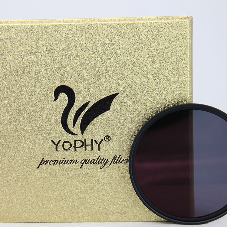 Фабрика фильтров для камеры OEM Оптическое стекло YOPHY AGC и супертонкая рамка для аксессуаров для объектива камеры многослойное покрытие 82 мм ND8 фильтр