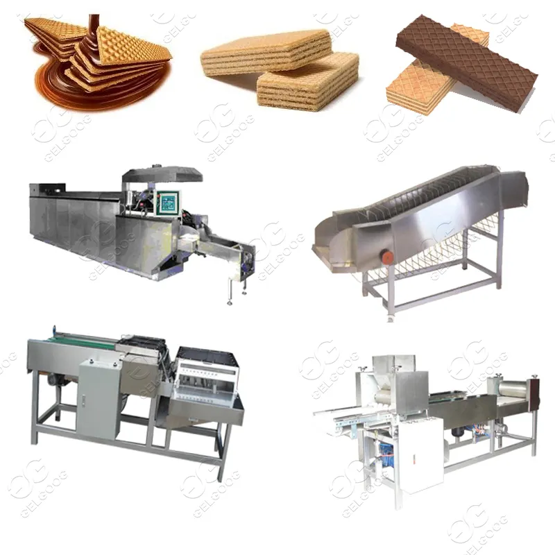 Gas wafer biscuit making machine/ gas wafer biscuit production line/ wafer biscuit machine
