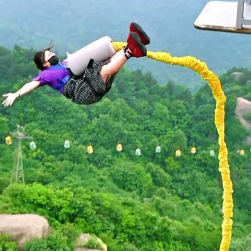 Скалы, мосты, высокие башни bungee jump