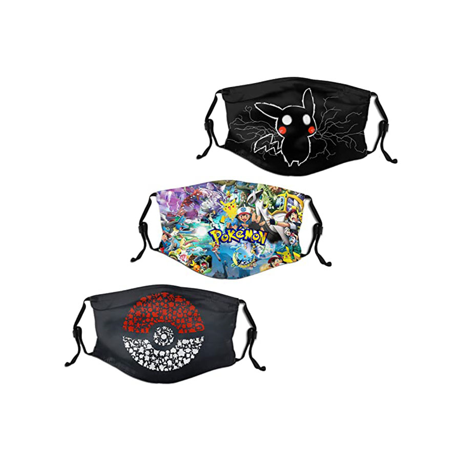 pokemon luxury designer ventilation face mask customize mask