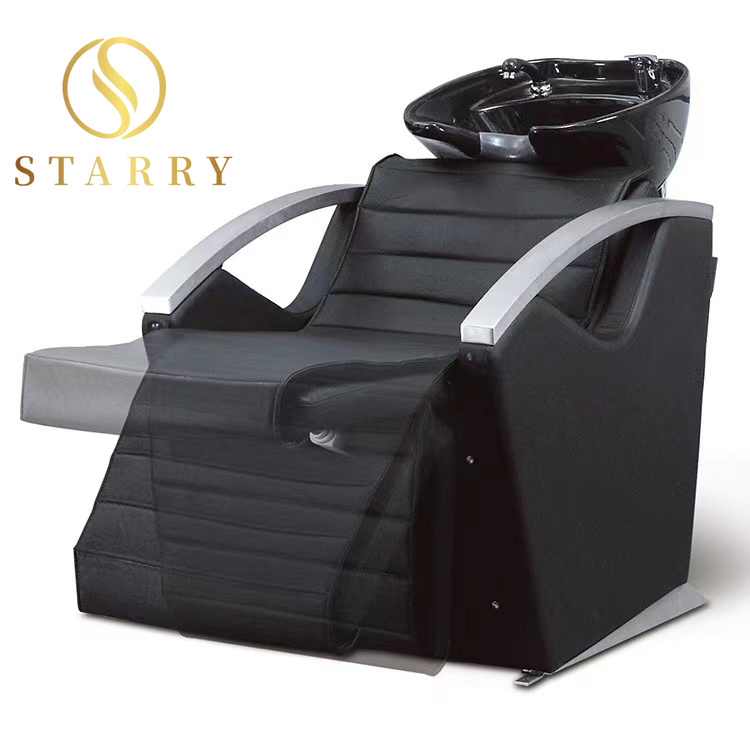 Оптовая Продажа Волос Салон роскошный диван шампунь для дивана recliner мягкие и удобные Парикмахерская стул для мытья головы