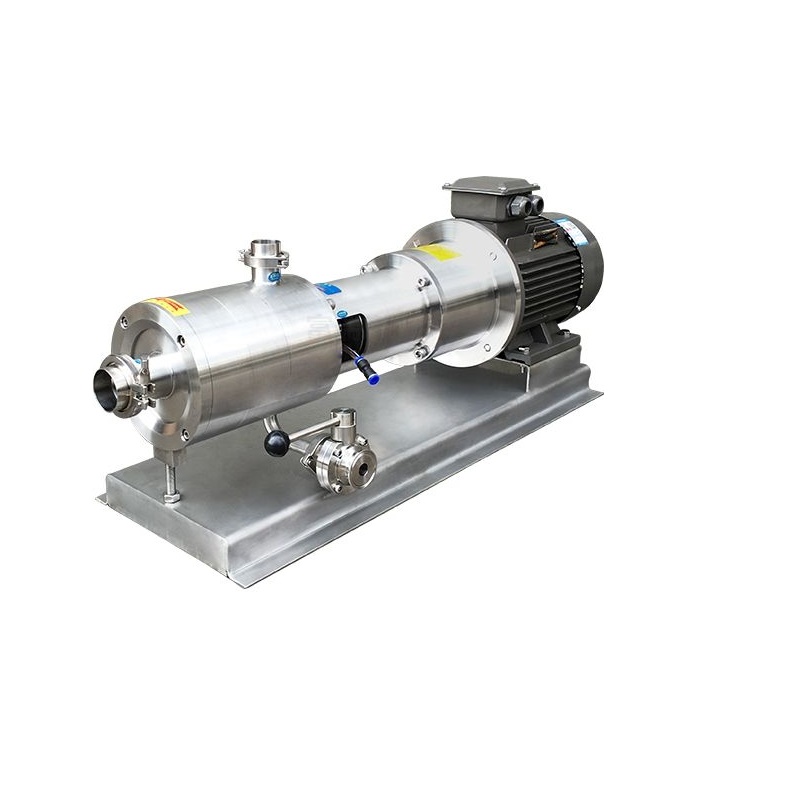 high viscosity liquid mixer machine pump 3 stage tube pipeline homogenizer pump emulsified pump
