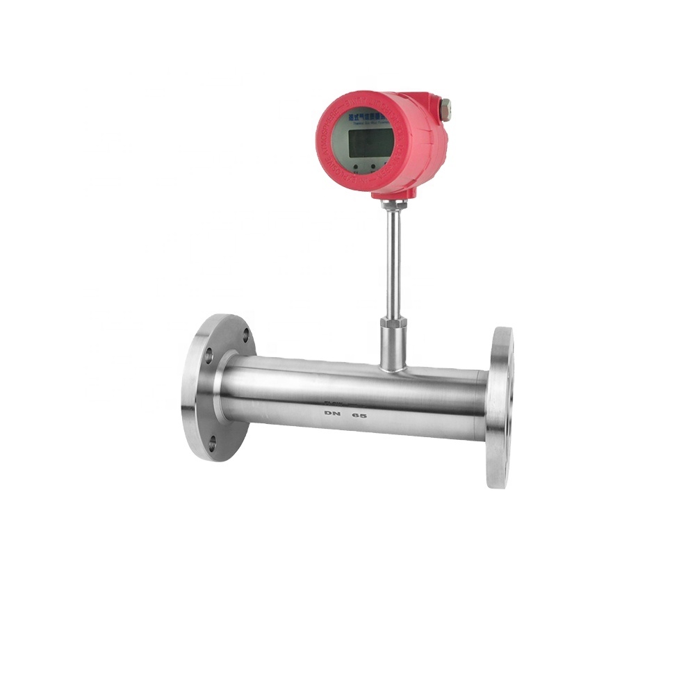 oxygen air flowmeter clean gas thermal mass flow meter control
