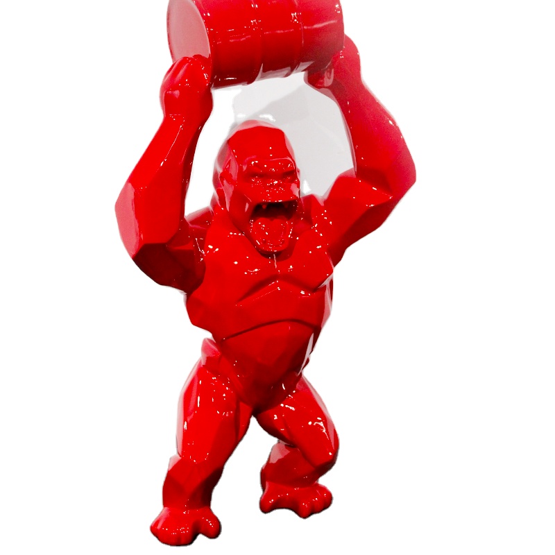 Креативная статуя Gorilla Resin King Kong из стекловолокна