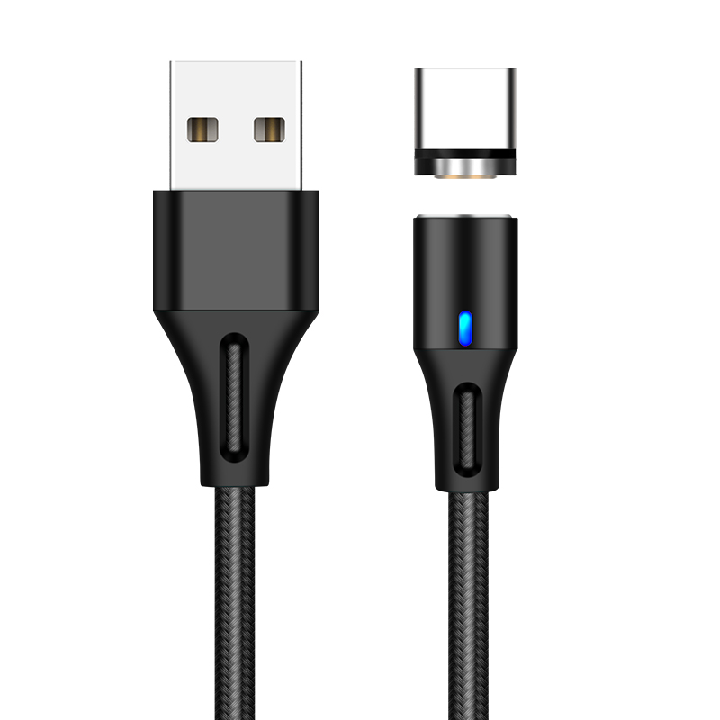 VOTHOON LED 3 in 1 Magnetic Charging Cable Micro USB Data Cable 3A USB Type C Charging Cable Fast Charger