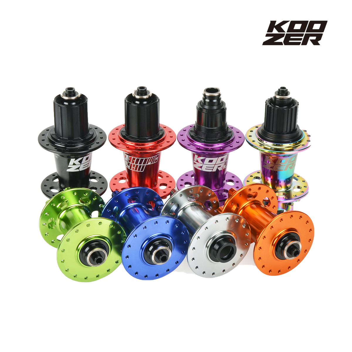 KOOZER XM490 PRO mountain bike hub axle 6 claw 72 ring front 2 rear 4 bearing 32 hole hub