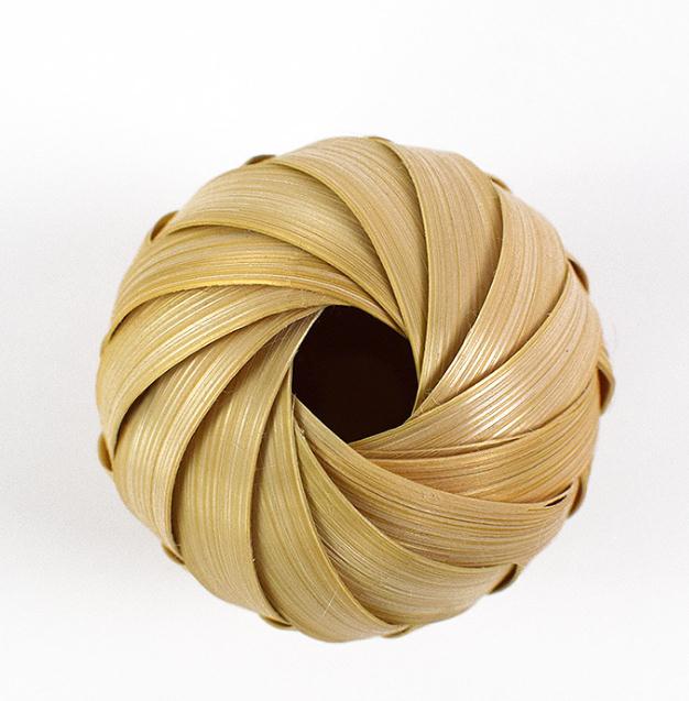 Christmas Ornaments 2021 Natural Hande Woven Play Bamboo Mini Ball Decoration