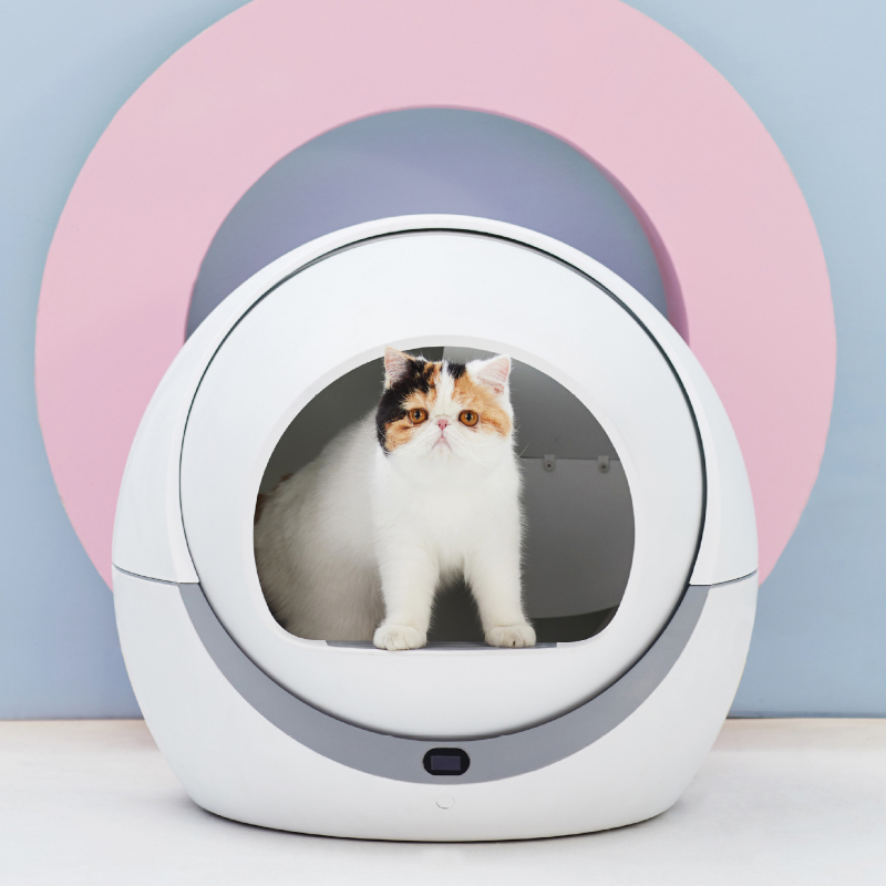 Fully Automatic Cat Litter Box Full Deodorant Shovel Closed Cat Toilet Automatic Splashing