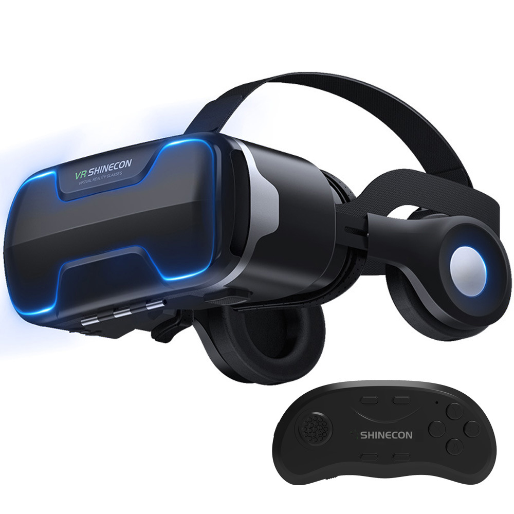 Оптовая продажа 3d очки виртуальной реальности VR очки поддержки гарнитуры дистанционное управление все в одном Очки виртуальной реальности vr коробка гарнитура