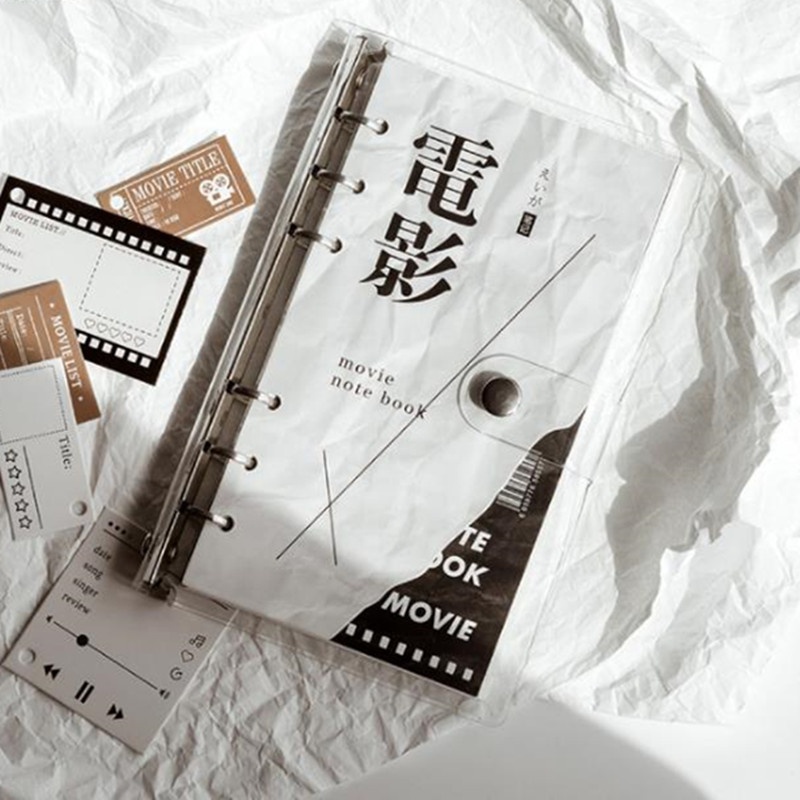 Записная книжка a6, свободный дневник на спирали, водонепроницаемая, с ПВХ обложкой