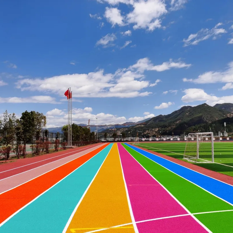 High quality Non-Toxic EPDM rubber granlues for children playground running track sports courts