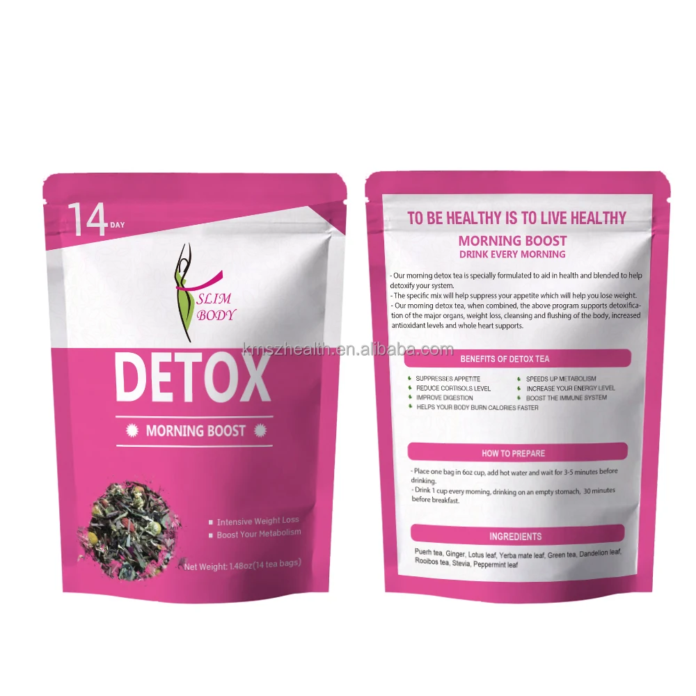 Private label herbal Teatox 14 day detox slim tea herb tea abdomen flat