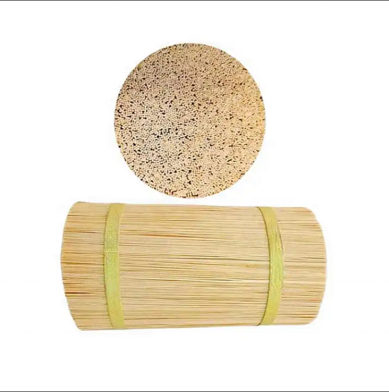 Raw natural bleach bamboo sticks for making incense agarbatti bamboo stick 1.3mm