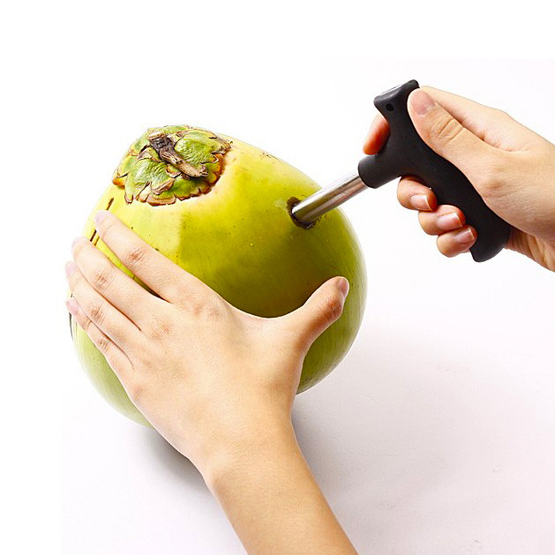 Fruit Pitting Tool To Open Coconut Artifact Home Coconut Shell Breaker Hole Nut Punch Drilling Kitchen Tools