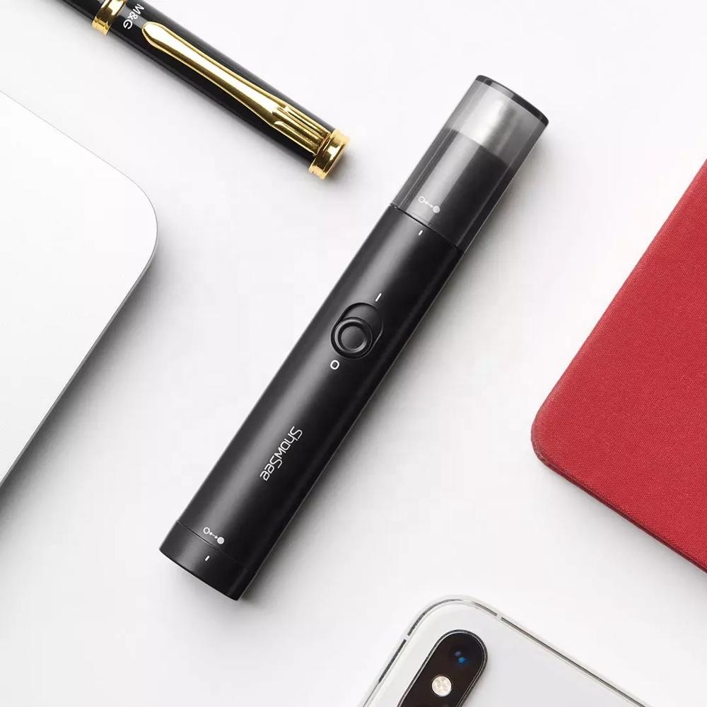 Youpin ShowSee C1-BK портативная электрическая машинка для стрижки волос в носу съемным моющимся двойной окантовкой 360 вращающихся режущая головка