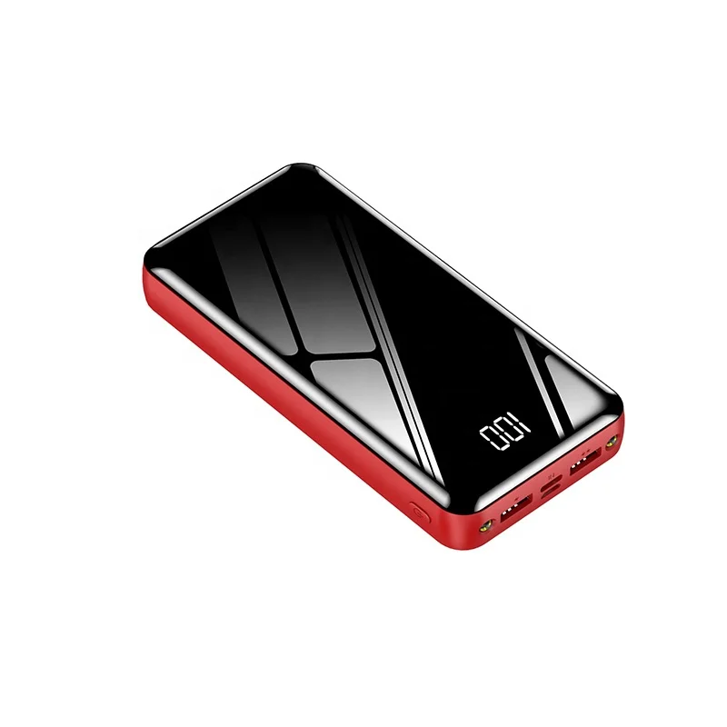 Светодиодный дисплей Micro USB показывает внешние аккумуляторы с литиевым аккумулятором 20000 мАч, внешний аккумулятор с быстрой зарядкой 50000