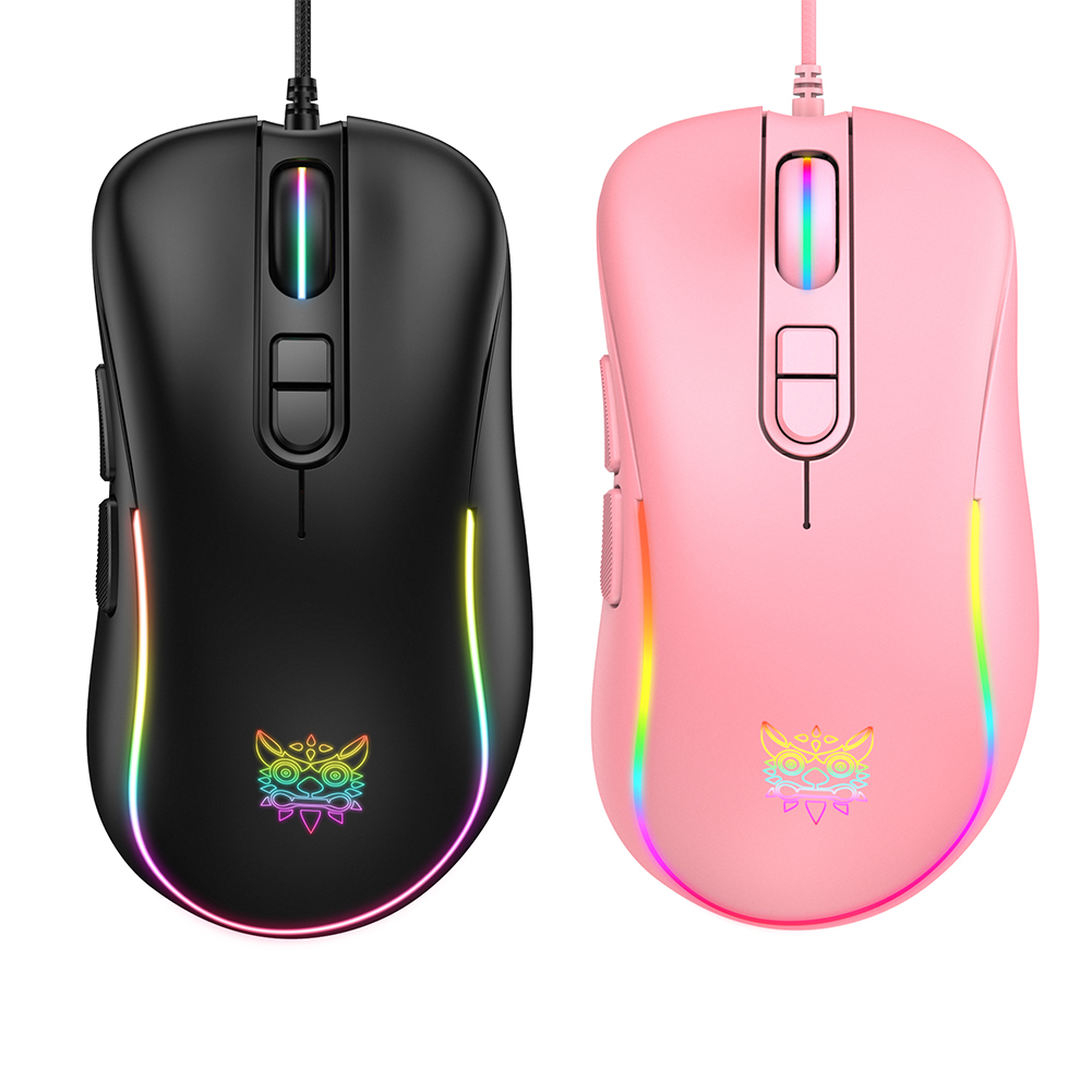 CW907 светодиодная подсветка датчик игровая мышь Проводная RGB игровая мышь USB2.0 настольный компьютер эргономичная мышь для ноутбука игра