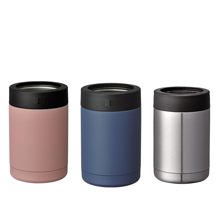 High Quality Multicolor 12 Oz Stainless Steel Slim Tumbler Can Cooler With Lid