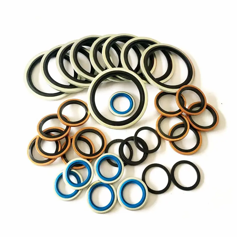 M8 Bonded Washer Seals Zinc Plated Steel Dowty Bonded Washer Seals