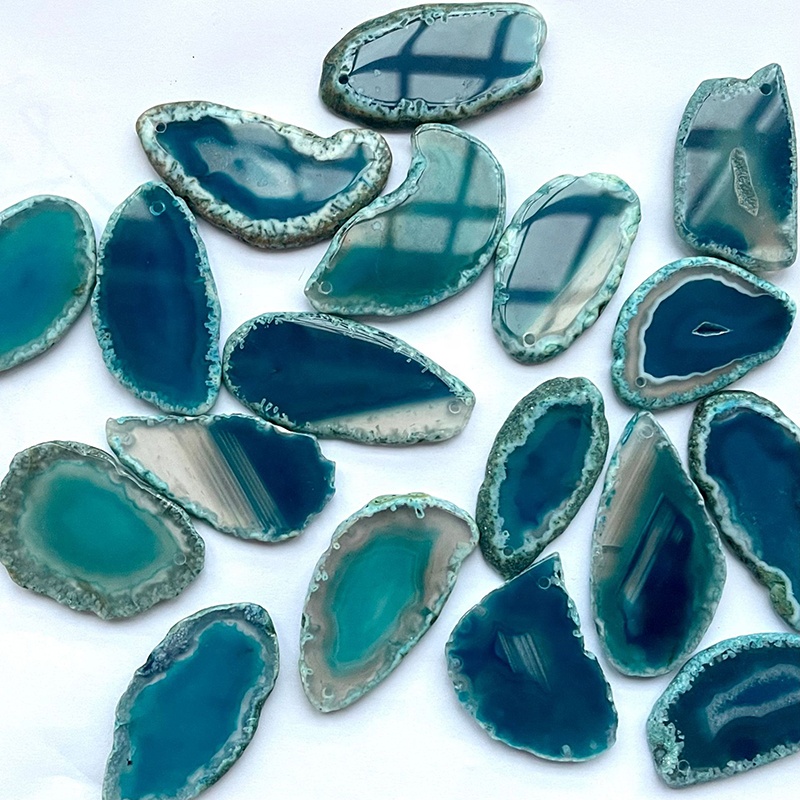 wholesale natural Quartz Stone Irregular Sliced Quartz Cup Tea Crystal Agate Slice Holder Agate Coaster Slices for wedding