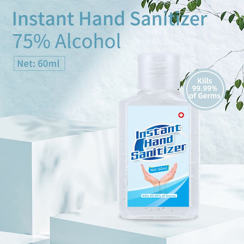 Anti-bacteria hand sanitizer 60ml 75% alcohol factory price