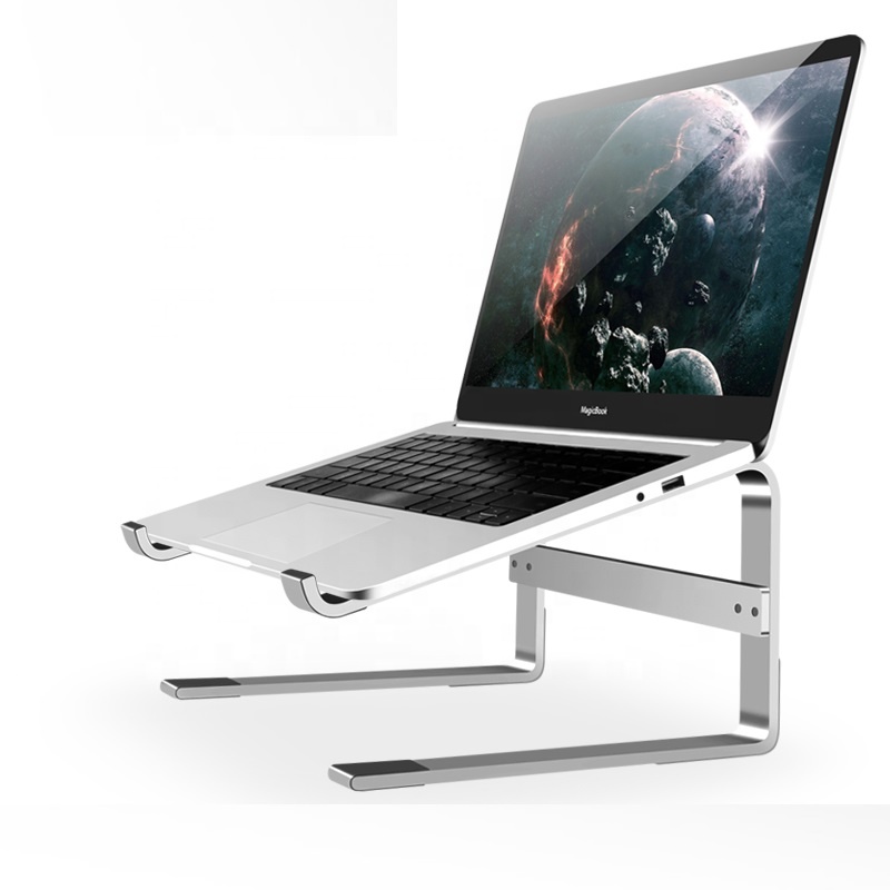 Laptop Stand Ergonomic Metal Laptop Mount Computer Stand Detachable Laptop Riser Notebook Holder Stand Compatible with Macbook