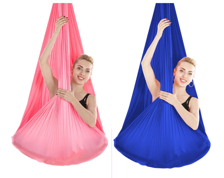2020 High Quality Fitness Different Colors High Strength Nylon Anti-Gravity Aerial Fly Swing Yoga Hammock Set