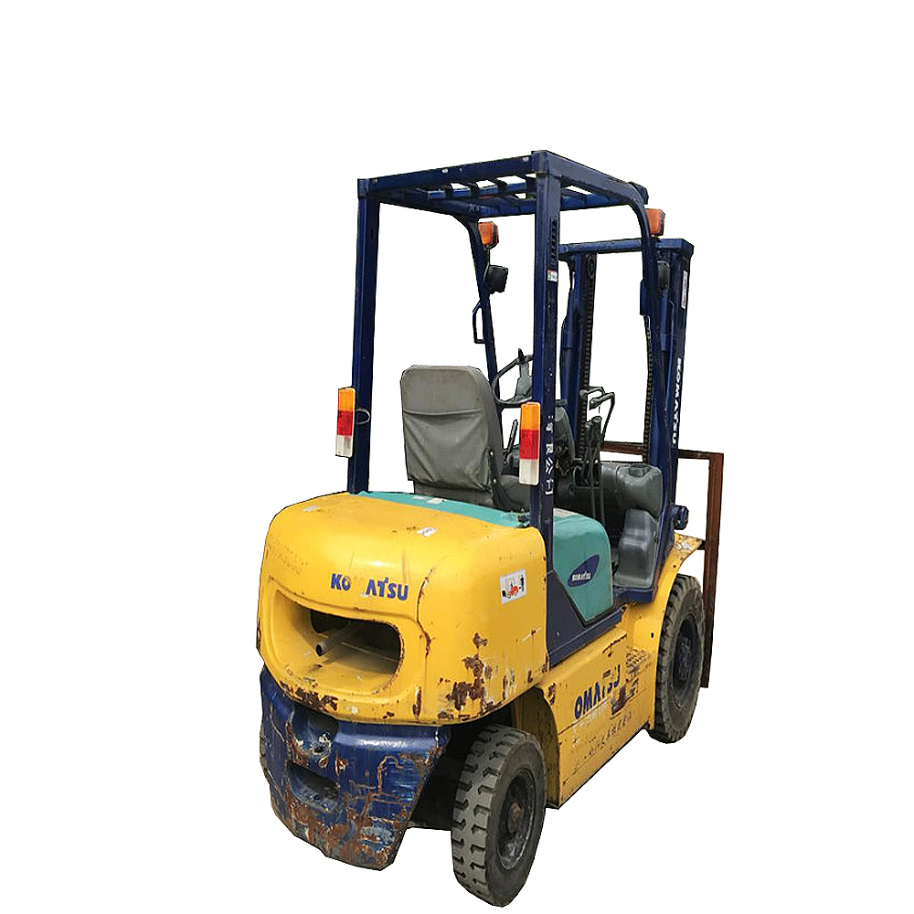 Подержанный погрузчик komatsu 2,5 до 10T с японским двигателем Isuzu,Mitsubishi и Yanmar на продажу
