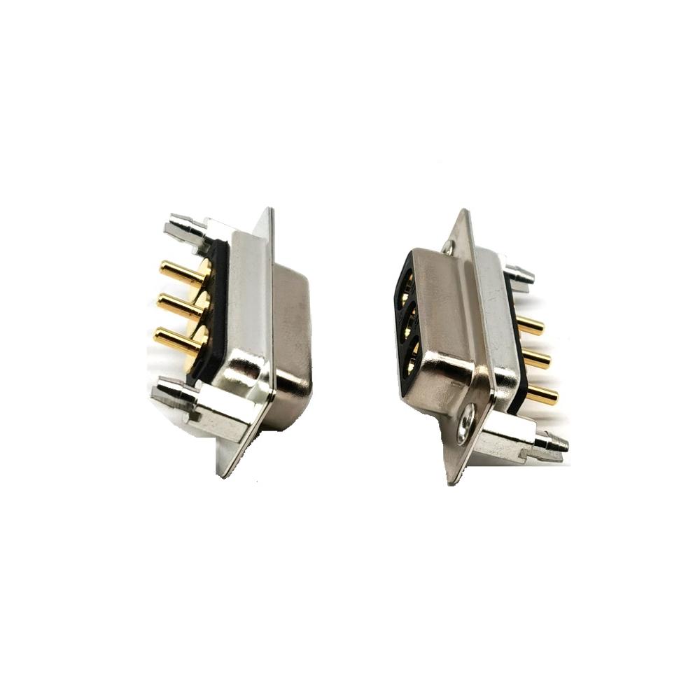 D-SUB питания 3W3 разъем 10A 20A или 40A PCB Mount