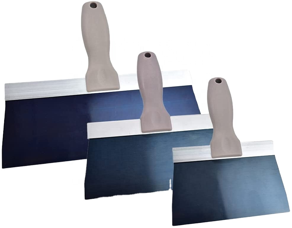 Blue Steel drywall taping tool building construction tools putty knives with injection handle