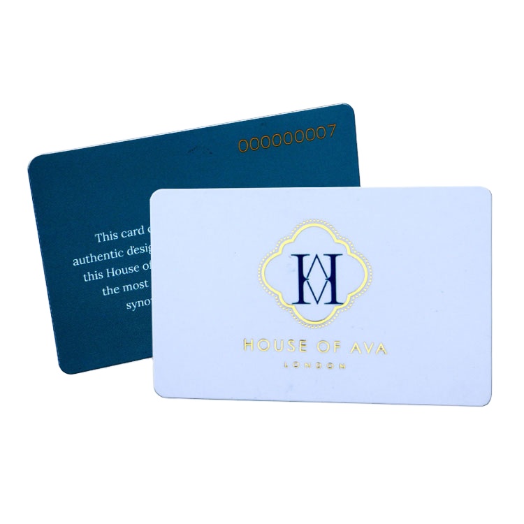 Plastic promotional gifts loyalty card