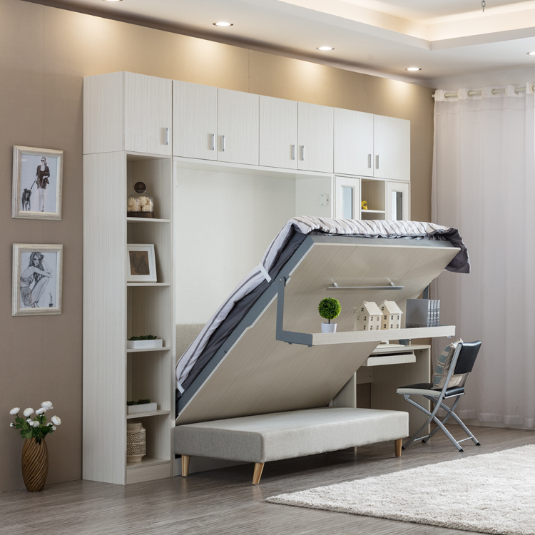 Мерфи, большой размер bedssmart мебель для экономии пространства скрытые складные деревянные настенные кровати