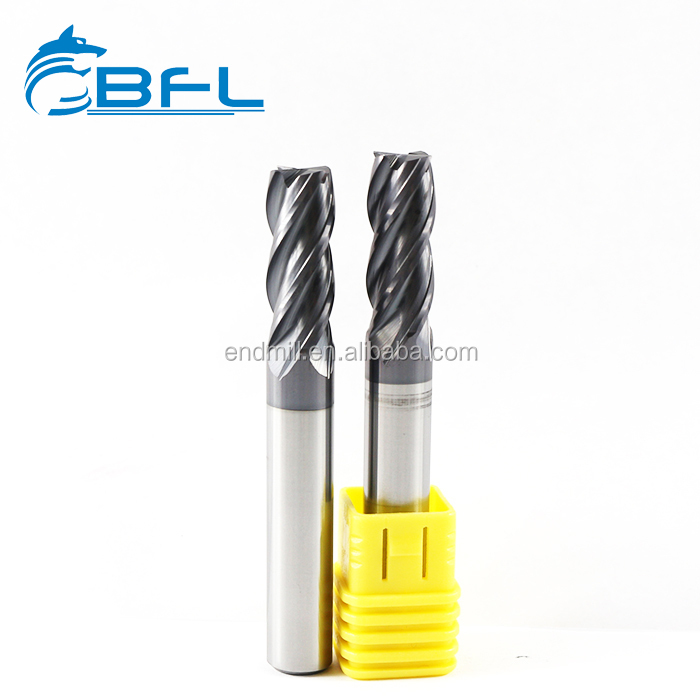 BFL из твёрдого карбида вольфрама с оптовая продажа стандартного размера CNC 45/55/60/65 высокая отключающая способность Концевая фреза