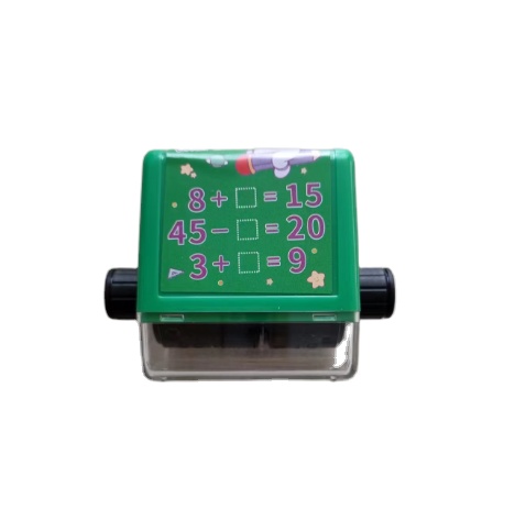 hot selling teaching Math Practice Questions Digital Roller math stamps