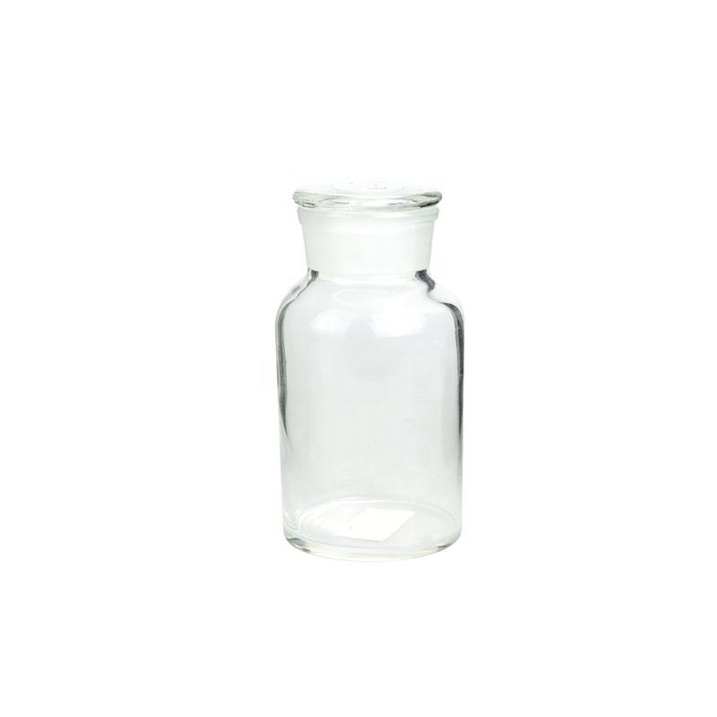 250ml Small capacity glass reagent bottle with lid