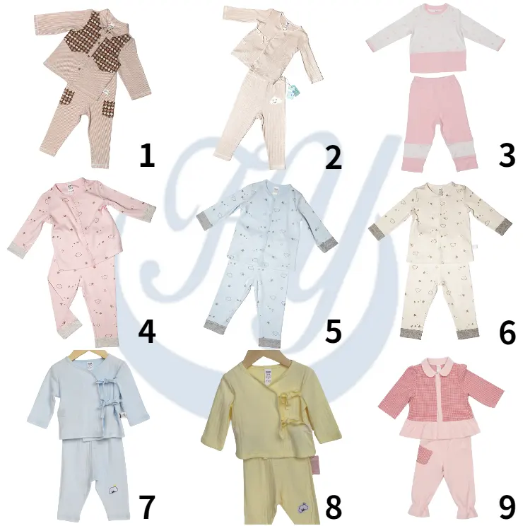 Wholesale Baby Clothes Set Long Sleeve T-shirt And Pants 2 Pieces Underwear Clothes Suits