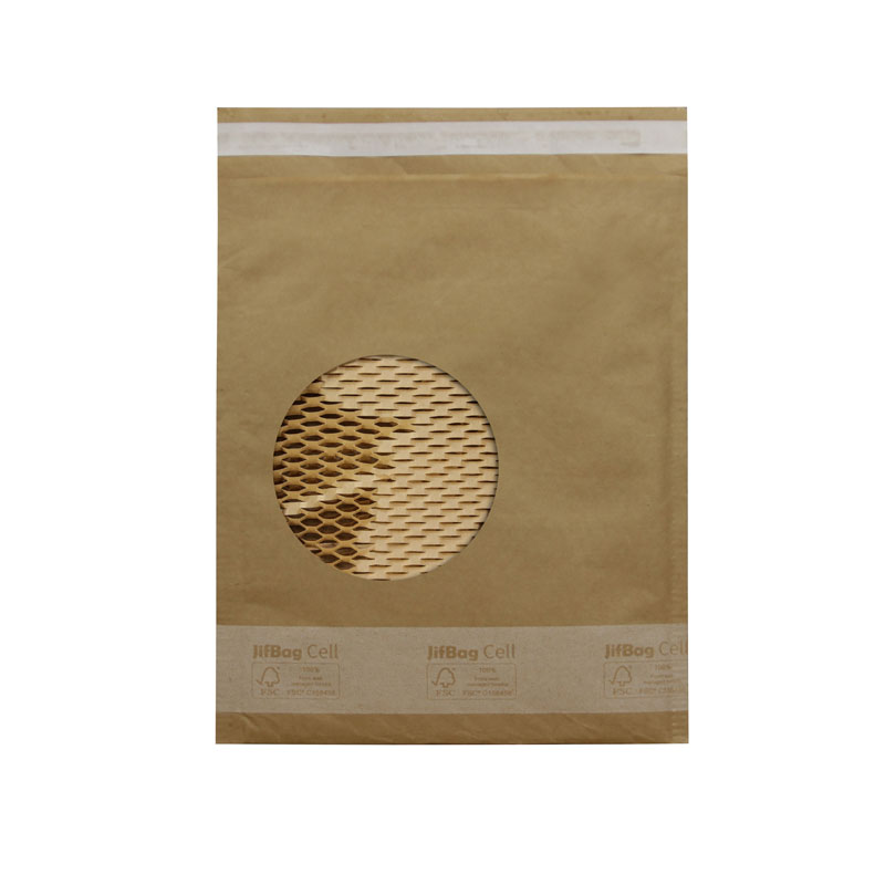 JifBag сотовые бумажные пузырчатые пакеты для экспресс-упаковки