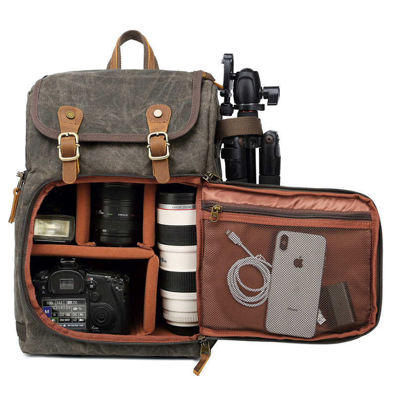 Customized Logo Photography Bag Backpack Camera Bag For DSLR And Laptop