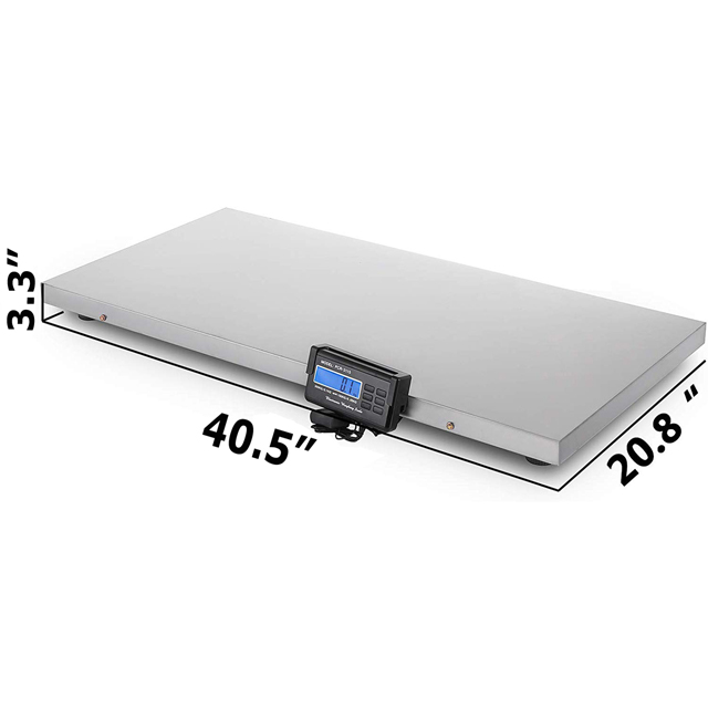 Портативный 300 кг 660lb Цифровой животных весы с ручкой и на большой платформе; 1030*530 мм