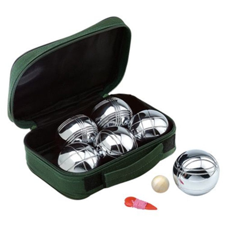 metal petanque boules for 6 balls